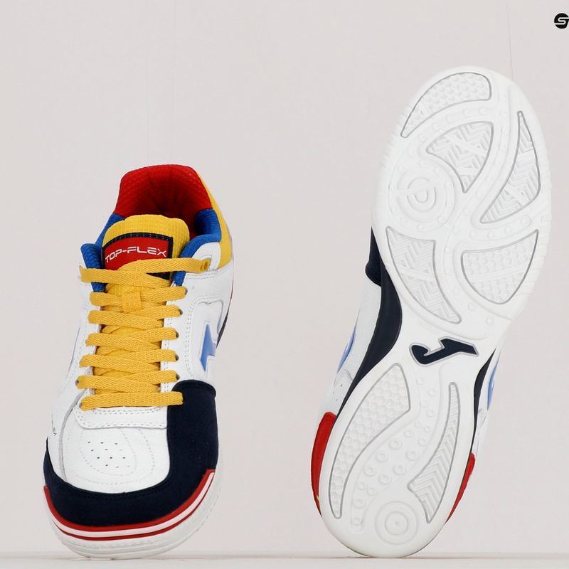 Buty piłkarskie męskie Joma Top Flex IN white/red 18