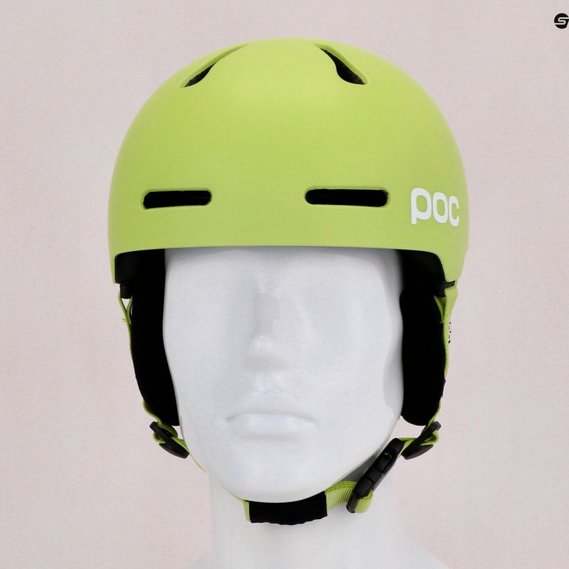 Kask narciarski POC Fornix MIPS lemon calcite matt 11