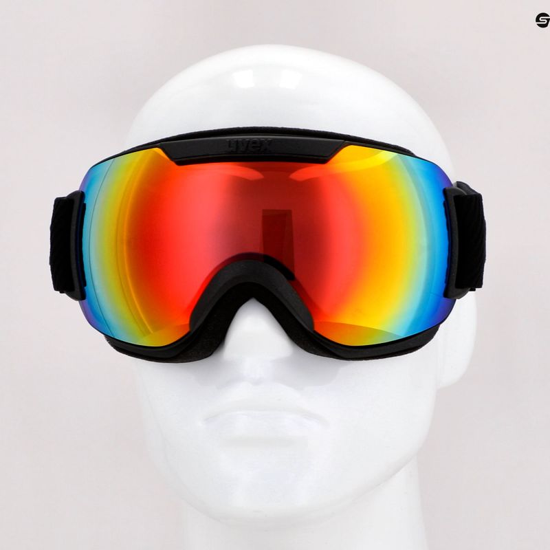 Gogle narciarskie UVEX Downhill 2000 FM black matt/rainbow rose 7