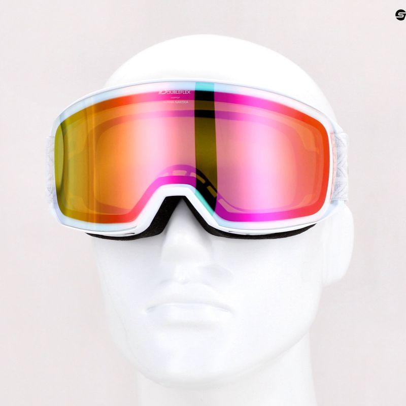 Gogle narciarskie Alpina Nakiska Q-Lite white matt/pink 5