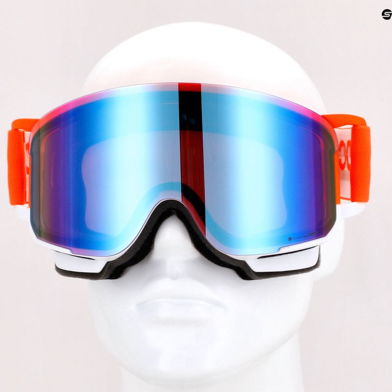 Gogle narciarskie POC Nexal Clarity Comp fluorescent orange/hydrogen white/spektris blue 13