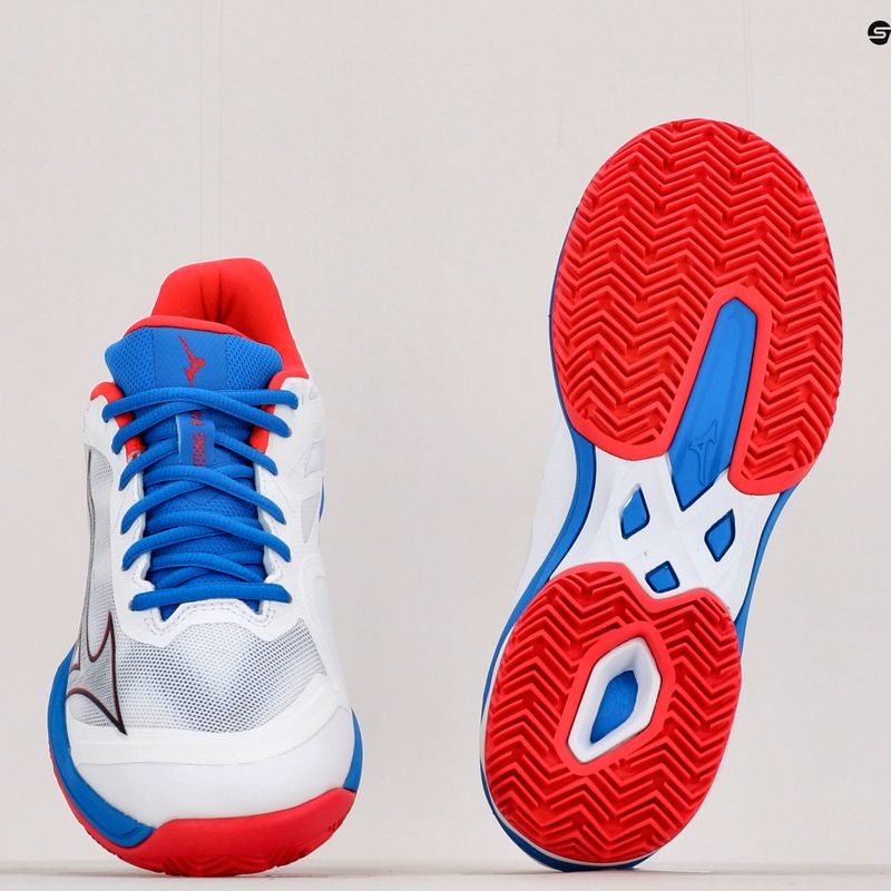 Buty do padla damskie Mizuno Wave Exceed Light CC Padel białe 61GB222225 19