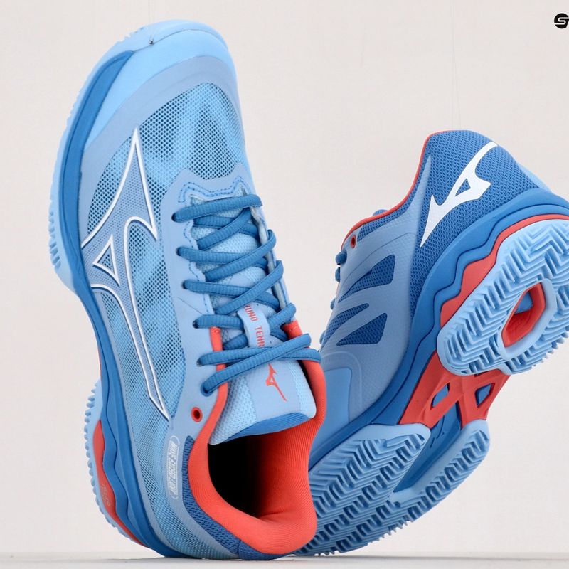 Buty do tenisa damskie Mizuno Wave Exceed Light CC dutch cana/white/tea rose 19