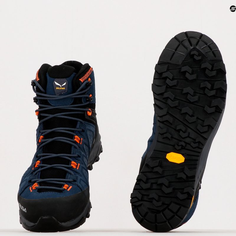 Buty trekkingowe męskie Salewa Alp Trainer 2 Mid GTX dark denim/fluo orange 15
