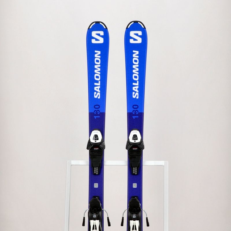 Narty zjazdowe dziecięce Salomon S/Race Jr M + wiązania L6 race blue/white 15