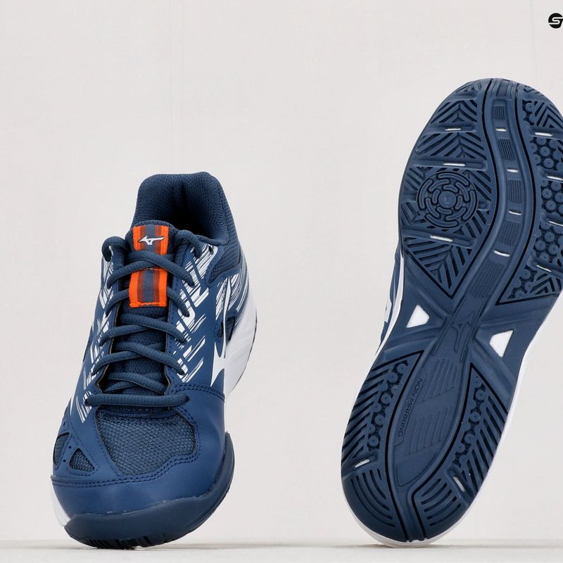 Buty do piłki ręcznej dziecięce Mizuno Stealth Star C niebieskie X1GC2107K21 15