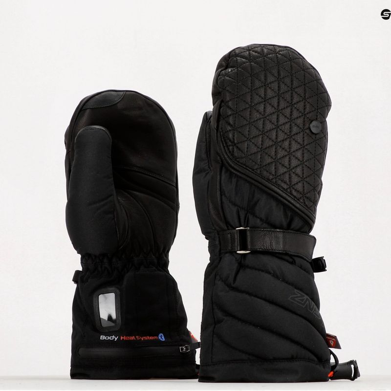 Rękawice narciarskie podgrzewane damskie Lenz Heat Glove 6.0 Finger Cap Mittens black 8