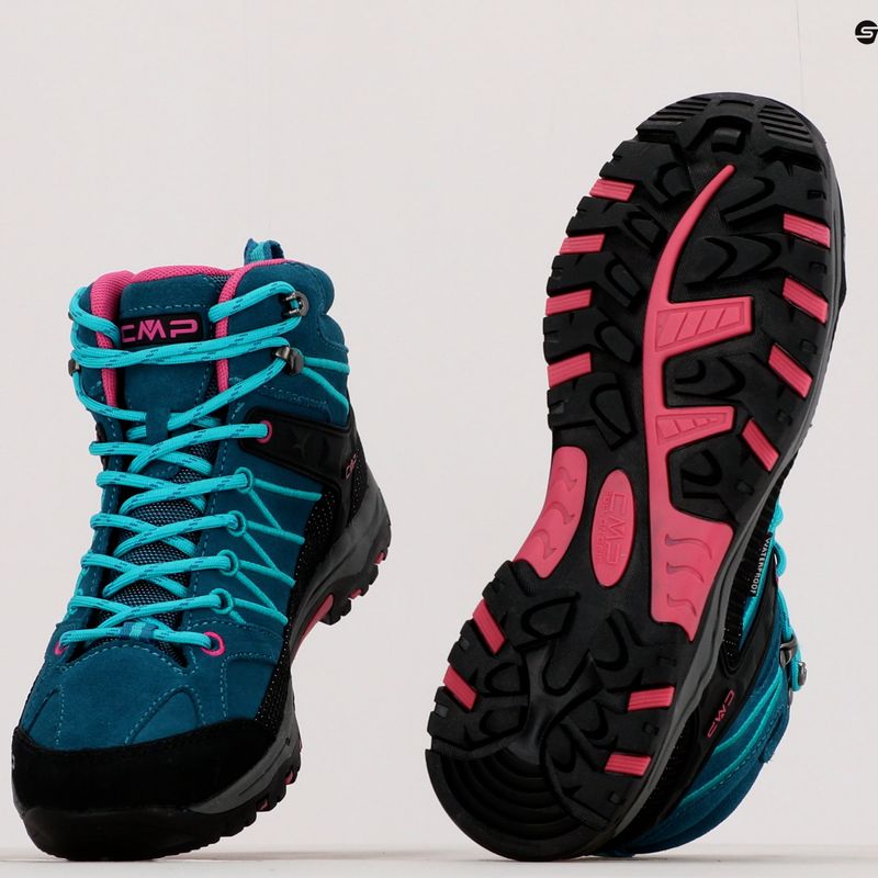 Buty trekkingowe juniorskie CMP Rigel Mid Wp deep lake/baltic 12