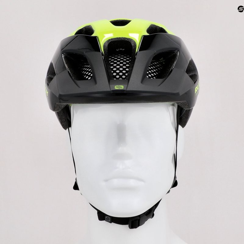 Kask rowerowy Rudy Project Crossway black/yellow fluo shiny 9