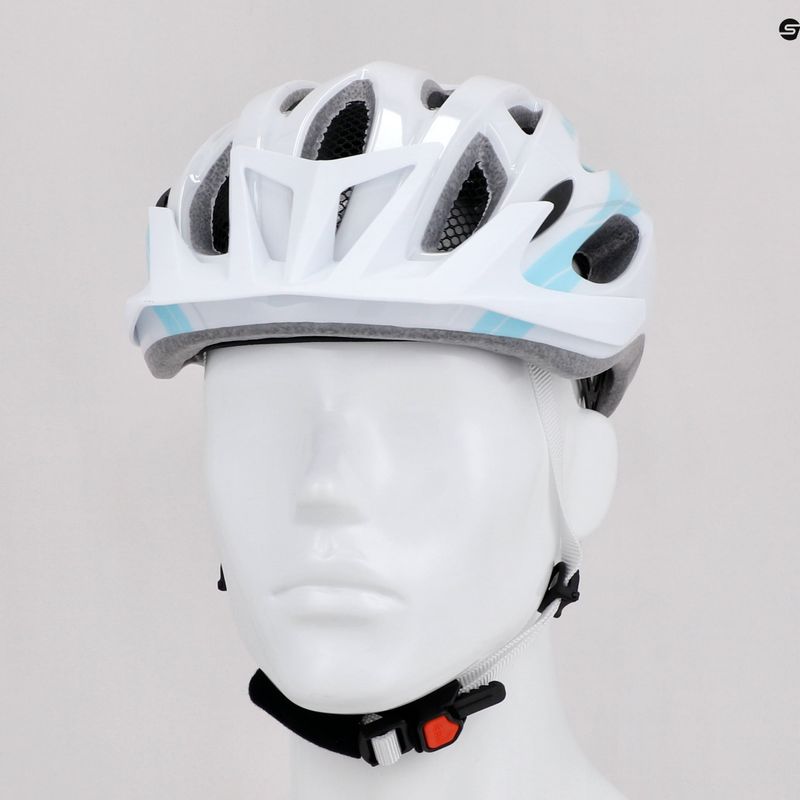 Kask rowerowy Alpina MTB 17 white/light blue 9