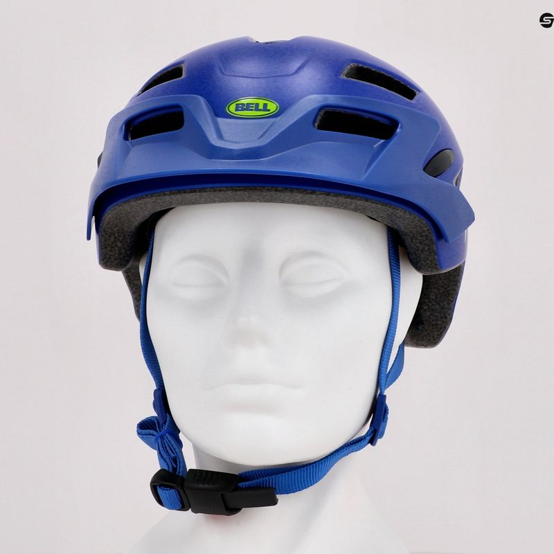 Kask rowerowy dziecięcy Bell Sidetrack T-Rex Jr matte blue 9