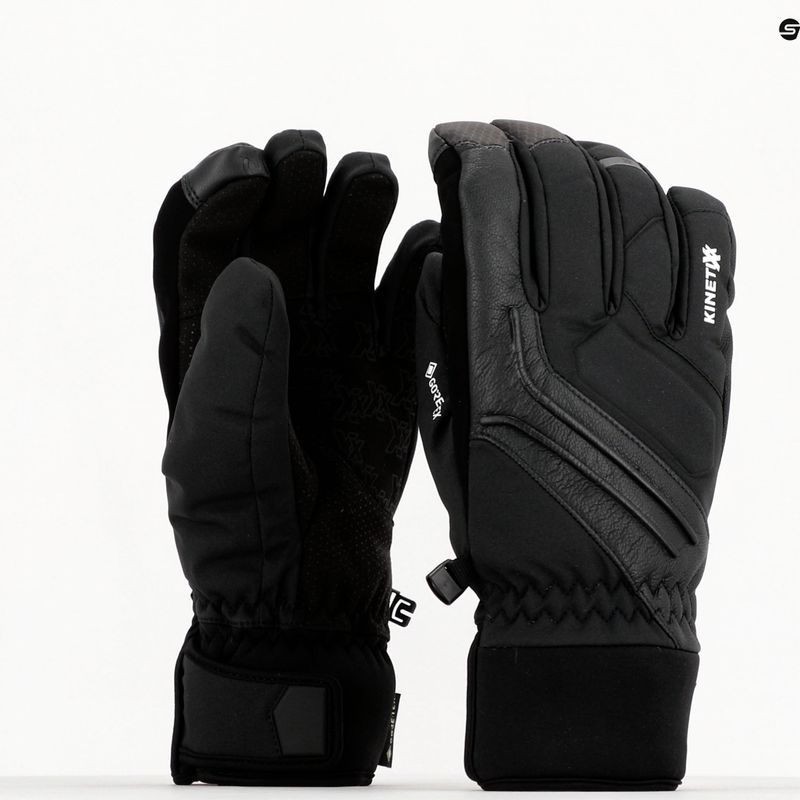 Rękawice narciarskie męskie KinetiXx Bruce Ski Alpin GTX czarne 7