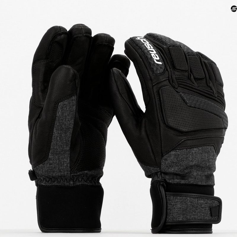 Rękawice narciarskie Reusch Profi SL black melange/black 8