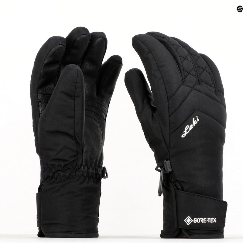Rękawice narciarskie damskie LEKI Sveia GTX Lady black 5