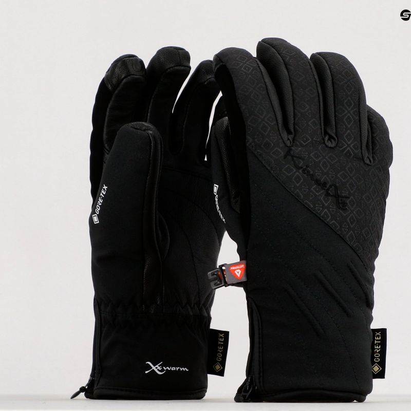 Rękawice narciarskie damskie KinetiXx Ashly Ski Alpin GTX czarne 7