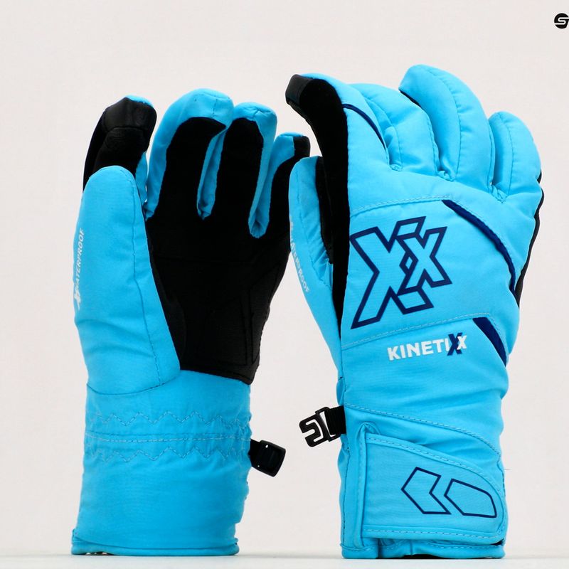 Rękawice narciarskie dziecięce KinetiXx Barny Ski Alpin turkusowe 9