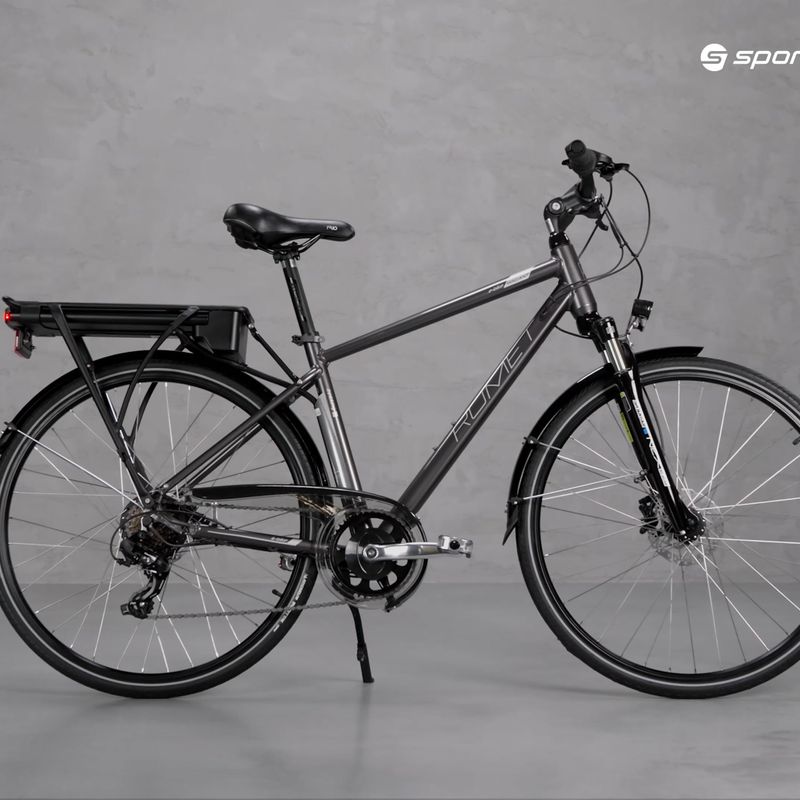 Rower elektryczny Romet Wagant RM 1 36V 12Ah 432Wh grafitowy/srebrny 21