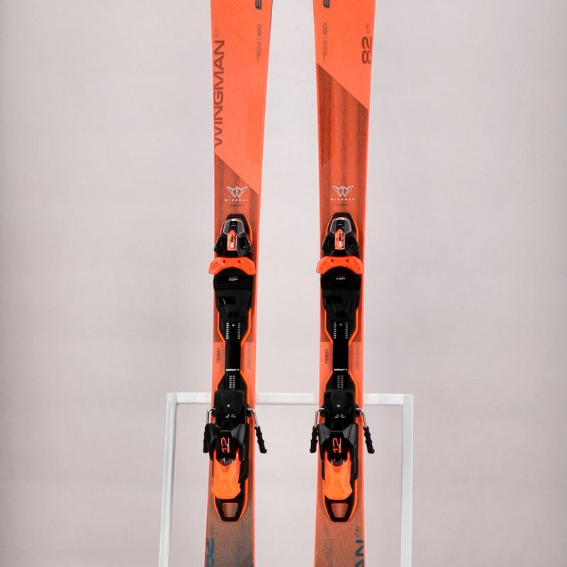 Narty zjazdowe Elan Wingman 82 CTI Fusion + wiązania EMX 12 2021 orange/blue 12