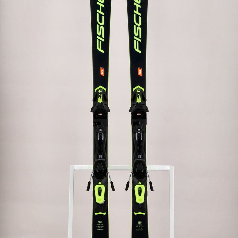 Narty zjazdowe Fischer RC4 RCS Black Allride + wiązania RC4 Z11 PR black/yellow 12