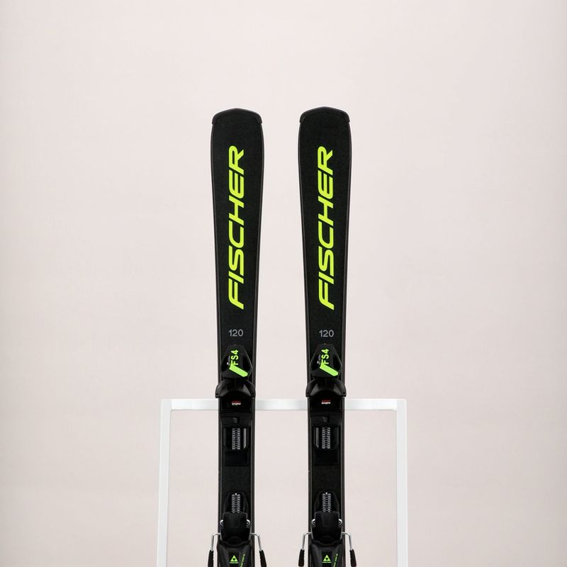 Narty zjazdowe dziecięce Fischer RC4 Race Jr Jrs (90-120) + wiązania FJ4 CA Jrs black/yellow 13