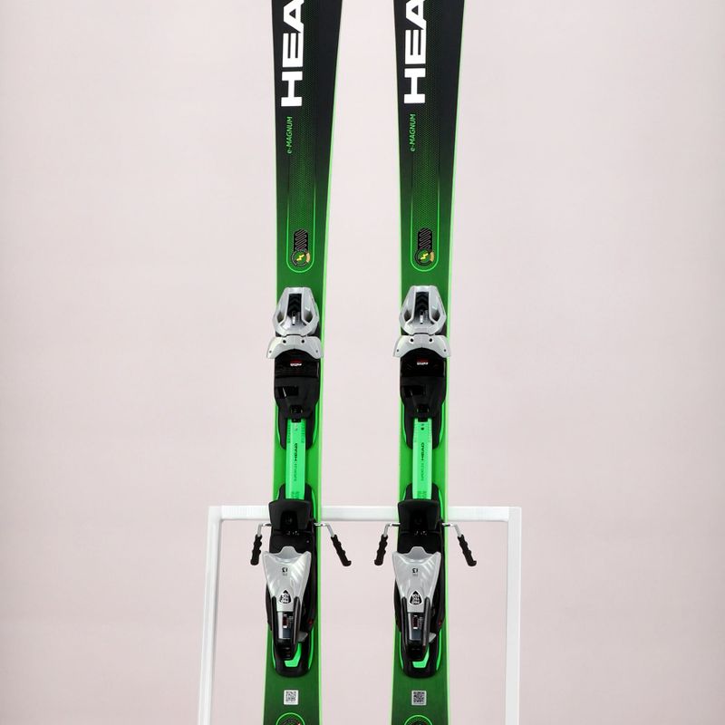 Narty zjazdowe HEAD Supershape e-Magnum SW SF-PR + wiązania Protector PR 13 black/green 13