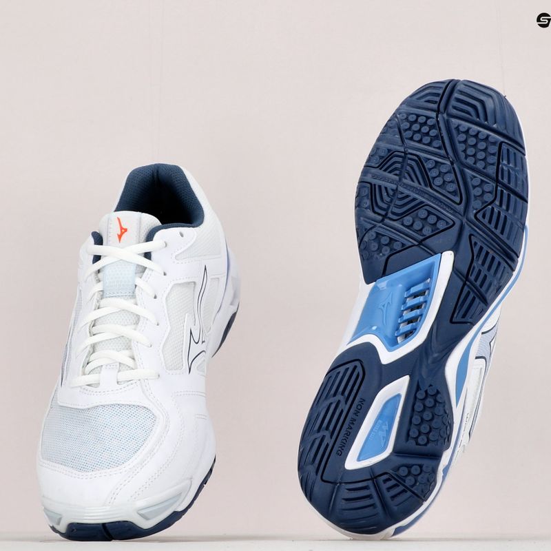 Buty do piłki ręcznej Mizuno Wave Phantom 3 white/dark denim/blue jasper 15