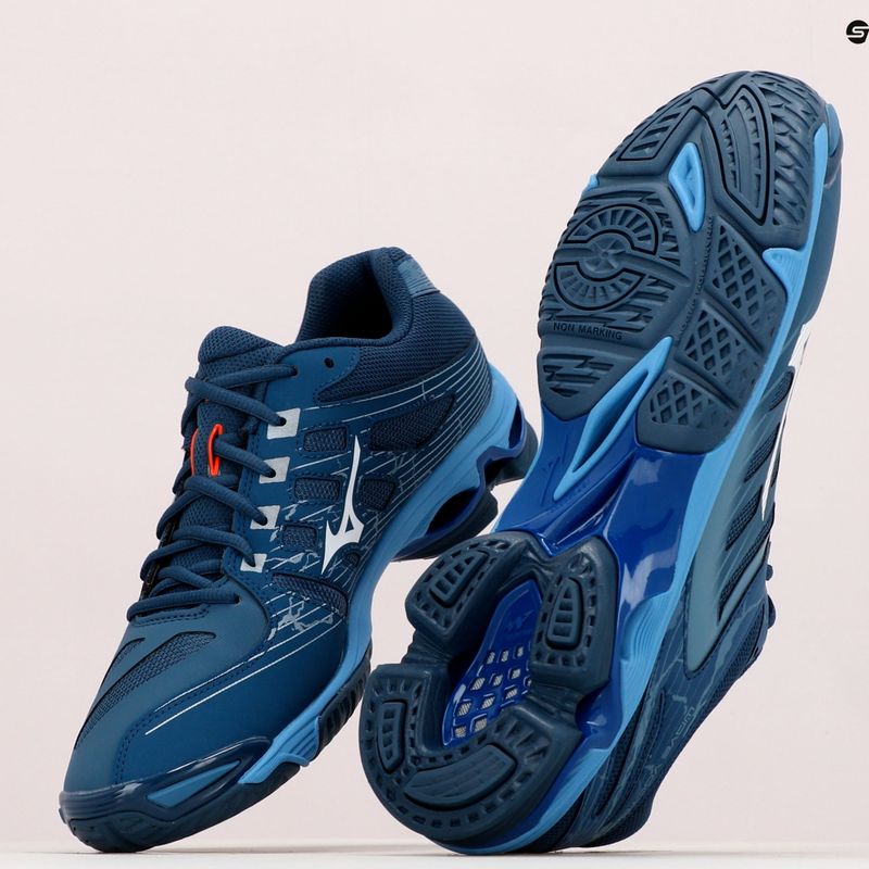 Buty do siatkówki Mizuno Wave Voltage dark denim/white/blue jasper 13