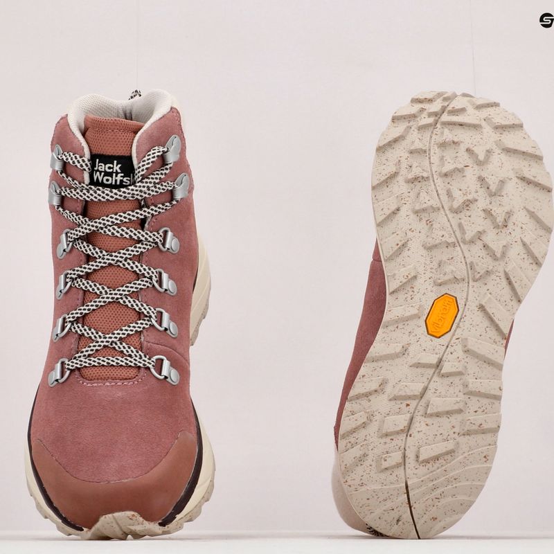 Buty damskie Jack Wolfskin Terraventure Urban Mid rose/white 11