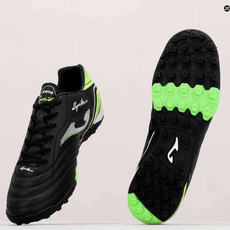 Buty piłkarskie męskie Joma Aguila TF black/green fluor 14