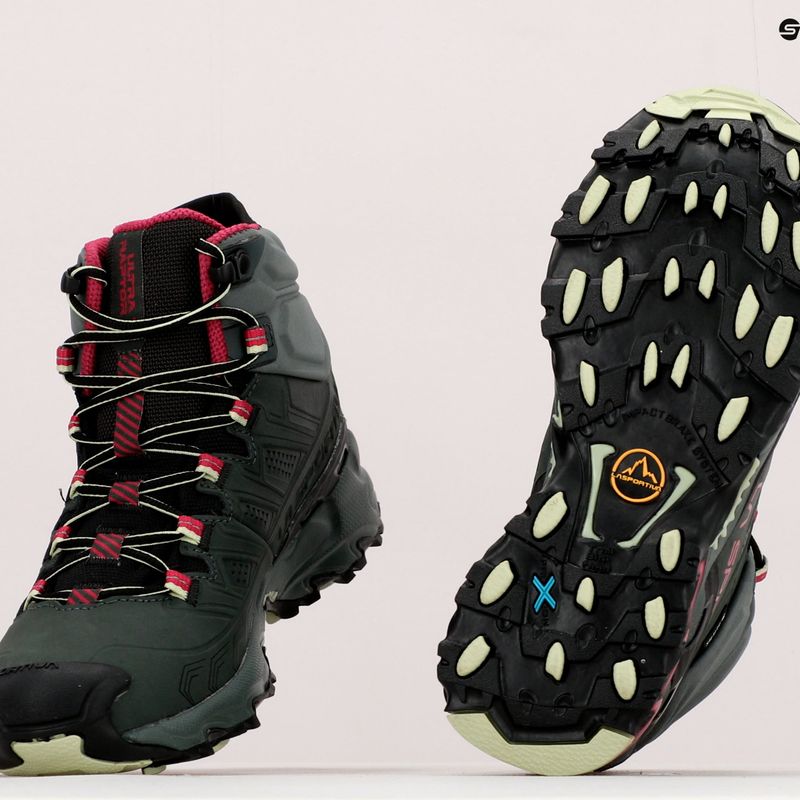 Buty trekkingowe damskie La Sportiva Ultra Raptor II Mid Leather GTX charcoal/cerise 13