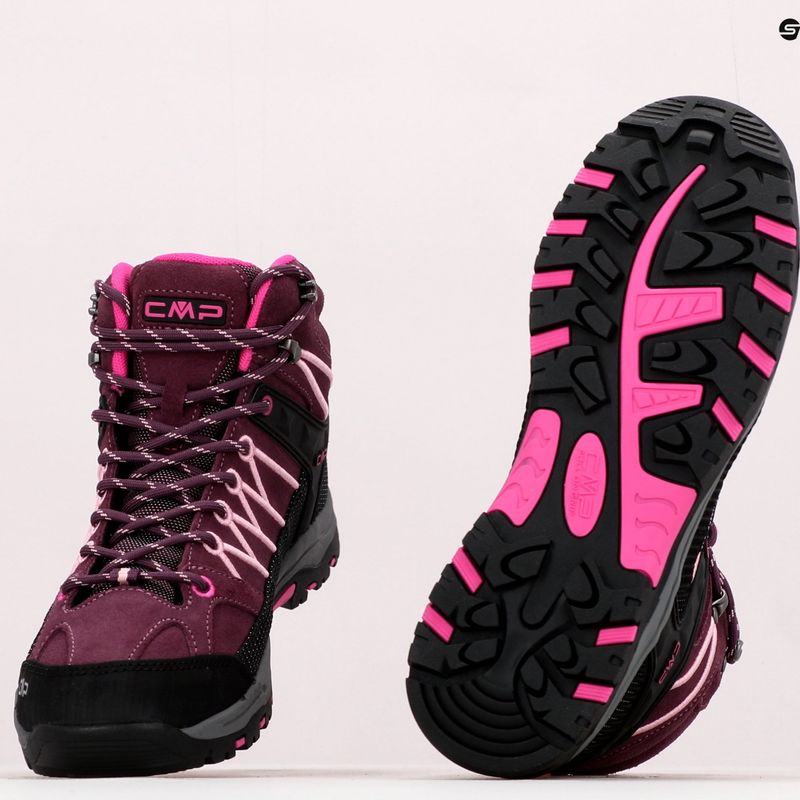 Buty trekkingowe juniorskie CMP Rigel Mid Wp prugna/peach 14