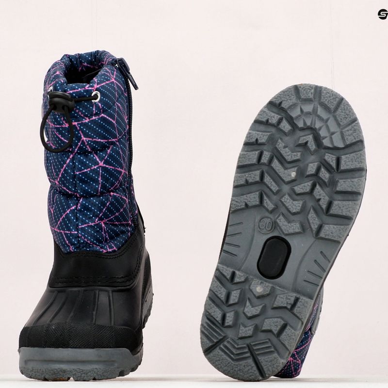 Śniegowce dziecięce CMP Sneewy Snowboots black blue/fucsia 13