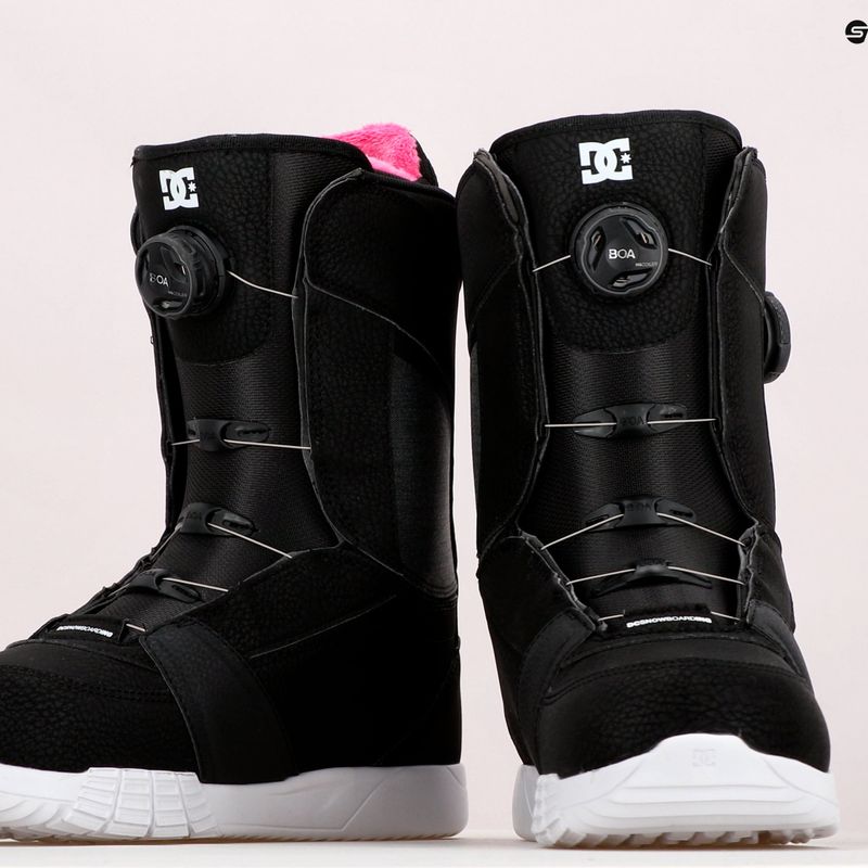 Buty snowboardowe damskie DC Lotus W black/black/white 14