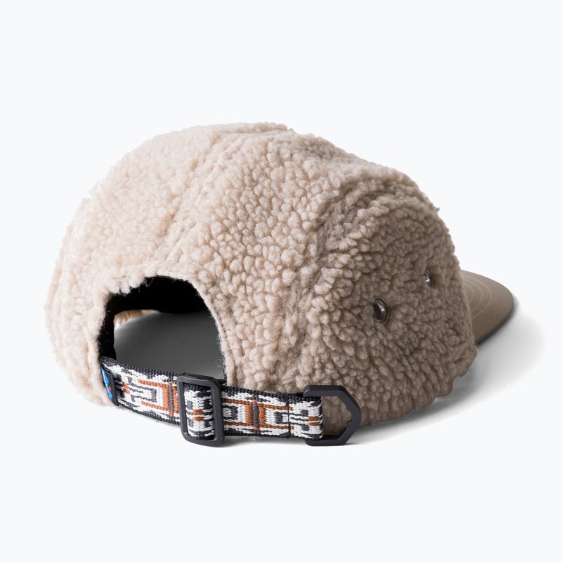 Czapka z daszkiem zimowa KAVU Fur Ball Camp chalk 2