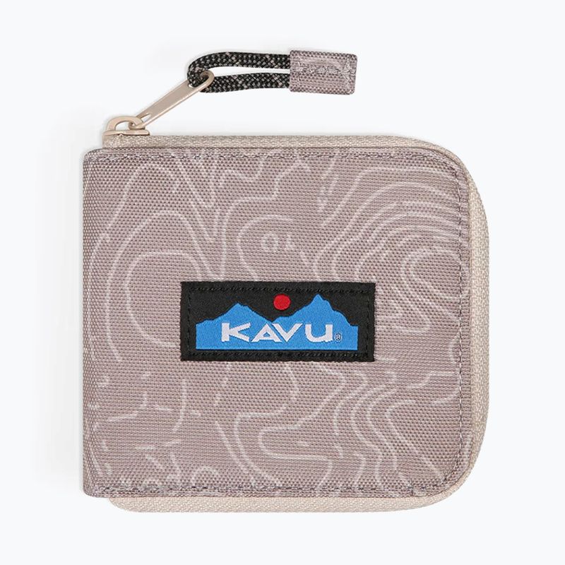 Portfel KAVU Zip Around taupe topo