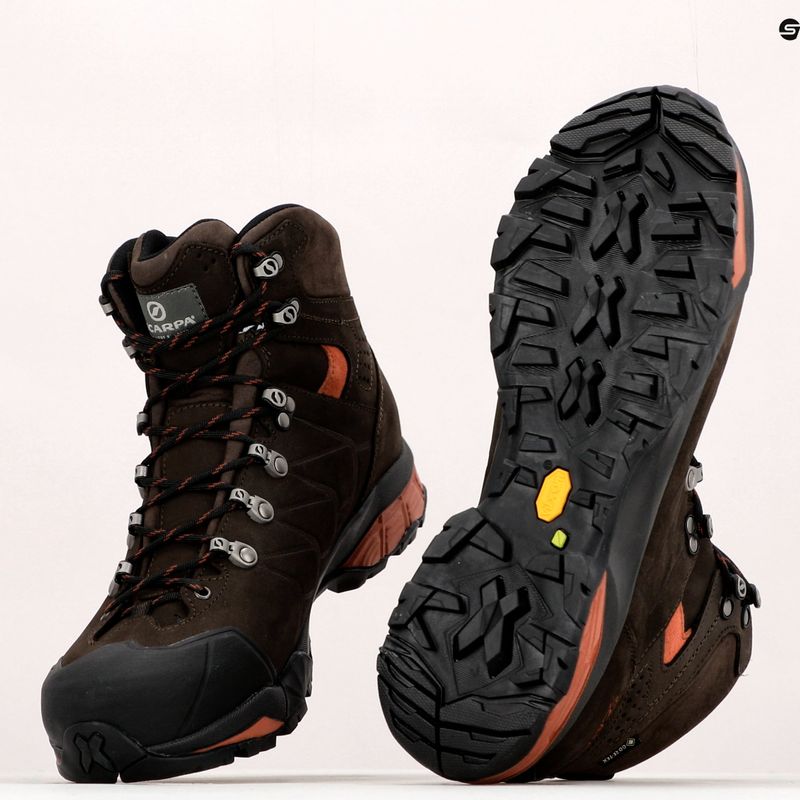 Buty trekkingowe męskie SCARPA ZG Pro GTX dark coffe/rust 20