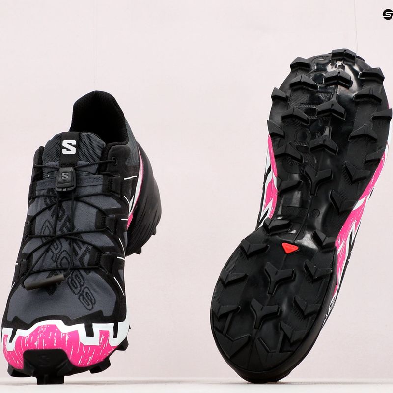 Buty do biegania damskie Salomon Speedcross 6 ebony/white/very berry 15