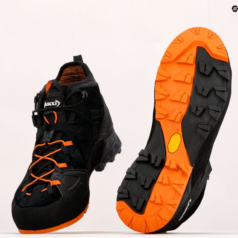 Buty podejściowe męskie AKU Rock DFS Mid GTX black/orange 14