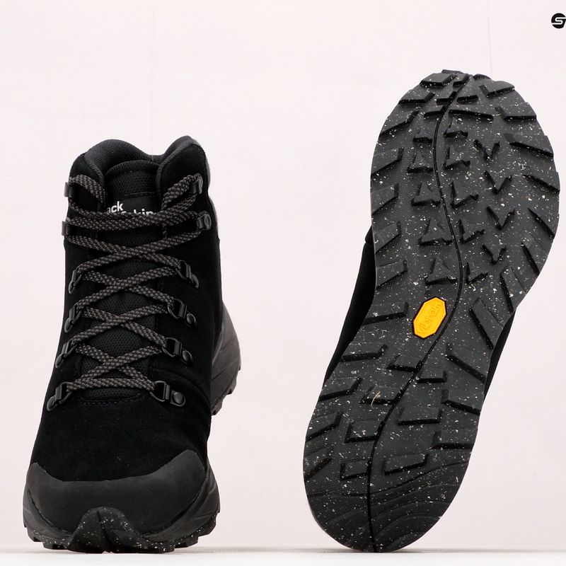 Buty turystyczne męskie Jack Wolfskin Terraventure Urban Mid black 11