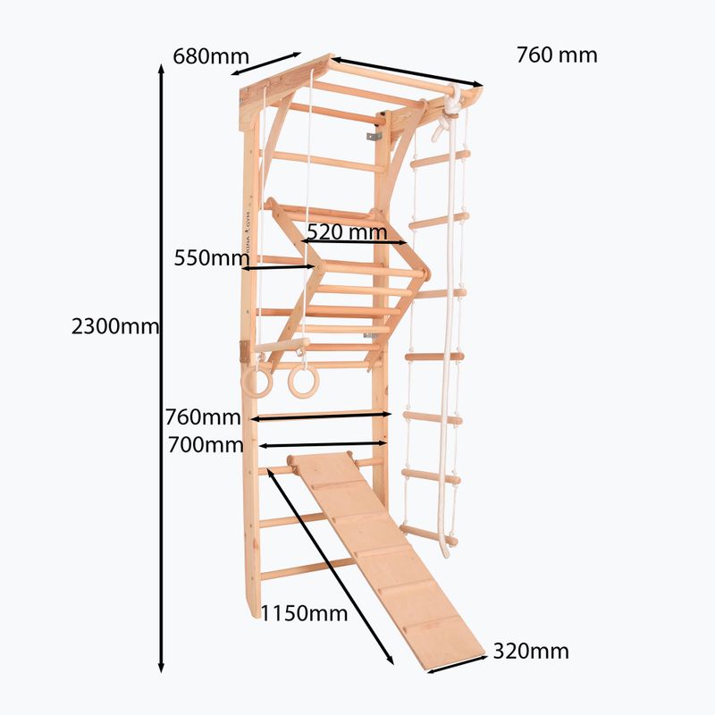 Drabinka gimnastyczna RINAGYM Kinder 3 10
