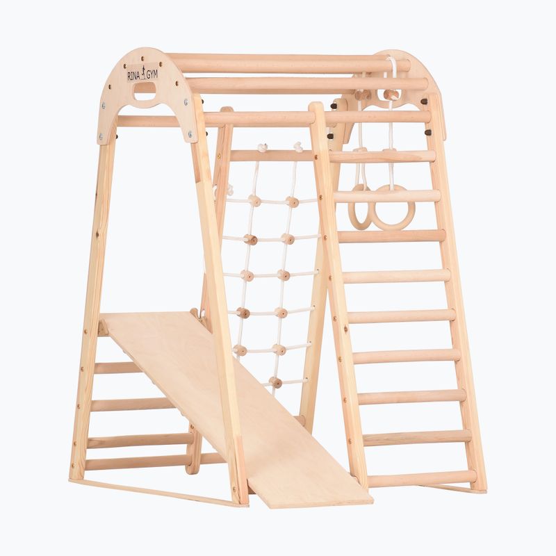 Trójkąt gimnastyczny wspinaczkowy RINAGYM Kids 2 natural