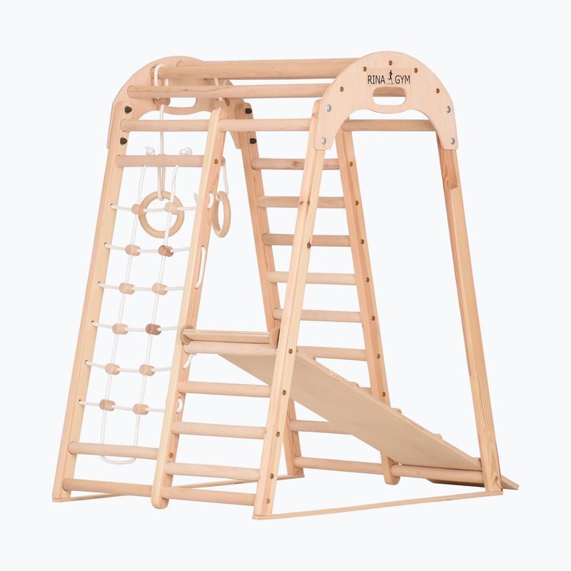 Trójkąt gimnastyczny wspinaczkowy RINAGYM Kids 2 natural 3