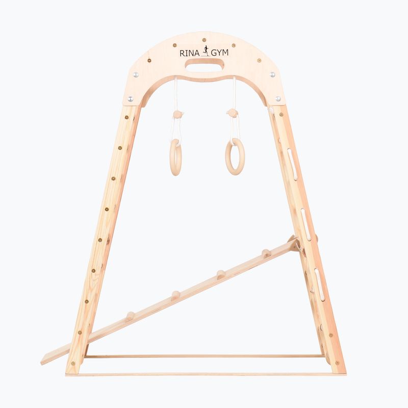 Trójkąt gimnastyczny wspinaczkowy RINAGYM Kids 2 natural 6