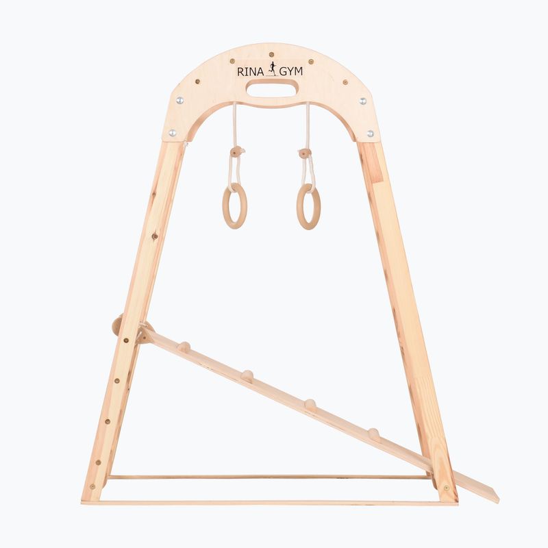 Trójkąt gimnastyczny wspinaczkowy RINAGYM Kids 2 natural 7