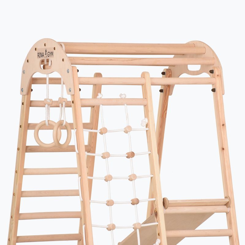 Trójkąt gimnastyczny wspinaczkowy RINAGYM Kids 2 natural 8