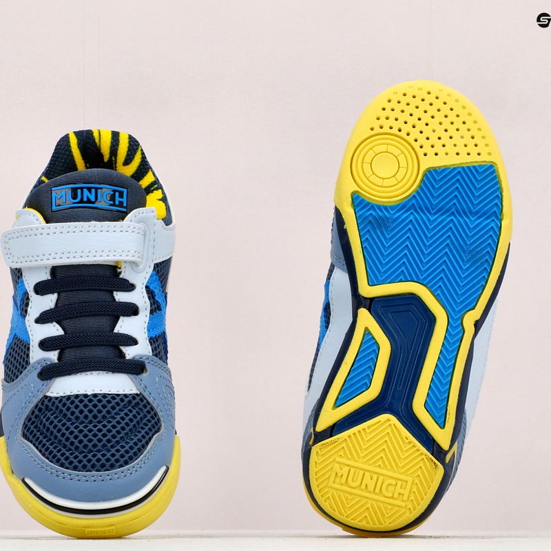 Buty piłkarskie dziecięce MUNICH One Kid Vco gris 12