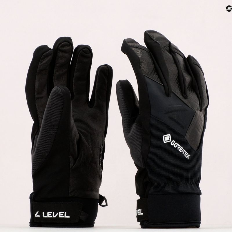 Rękawice snowboardowe męskie Level Suburban Gore-Tex nero 8