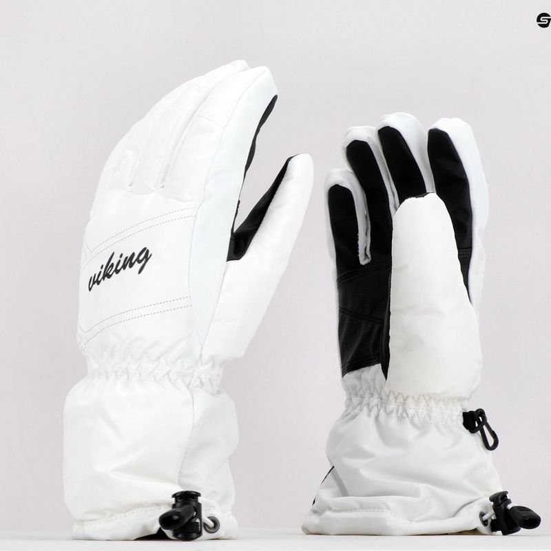 Rękawice narciarskie damskie Viking Strix Ski white 9