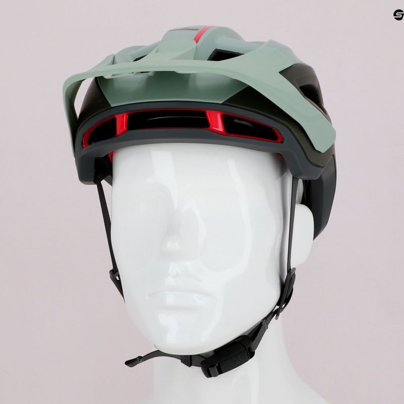 Kask rowerowy Fox Racing Speedframe Pro Blocked eucalyptus 16