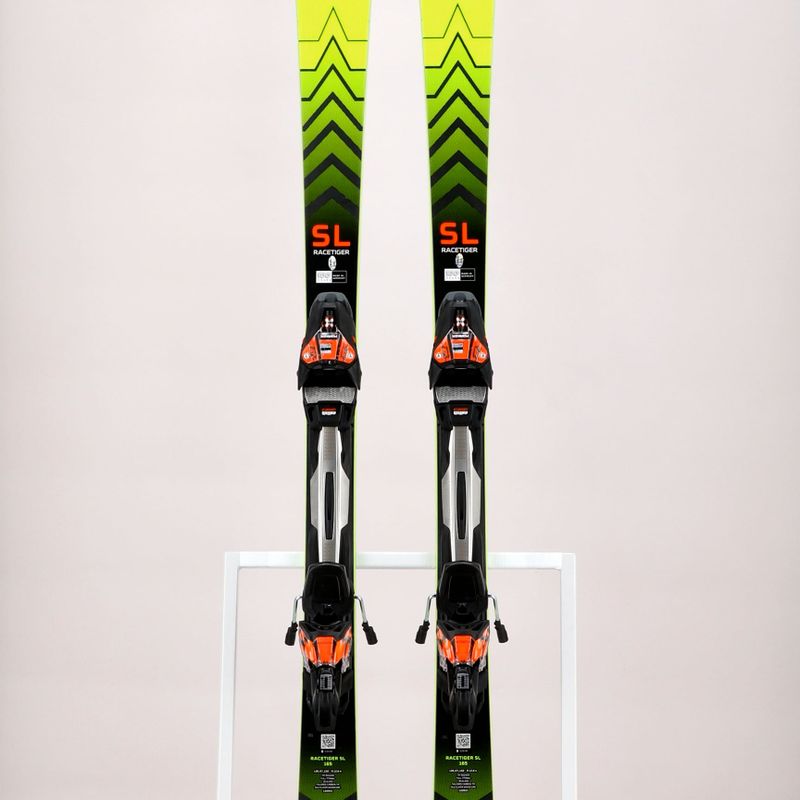 Narty zjazdowe Völkl Racetiger SL + wiązania RMotion 3 12 GW yellow/black 12